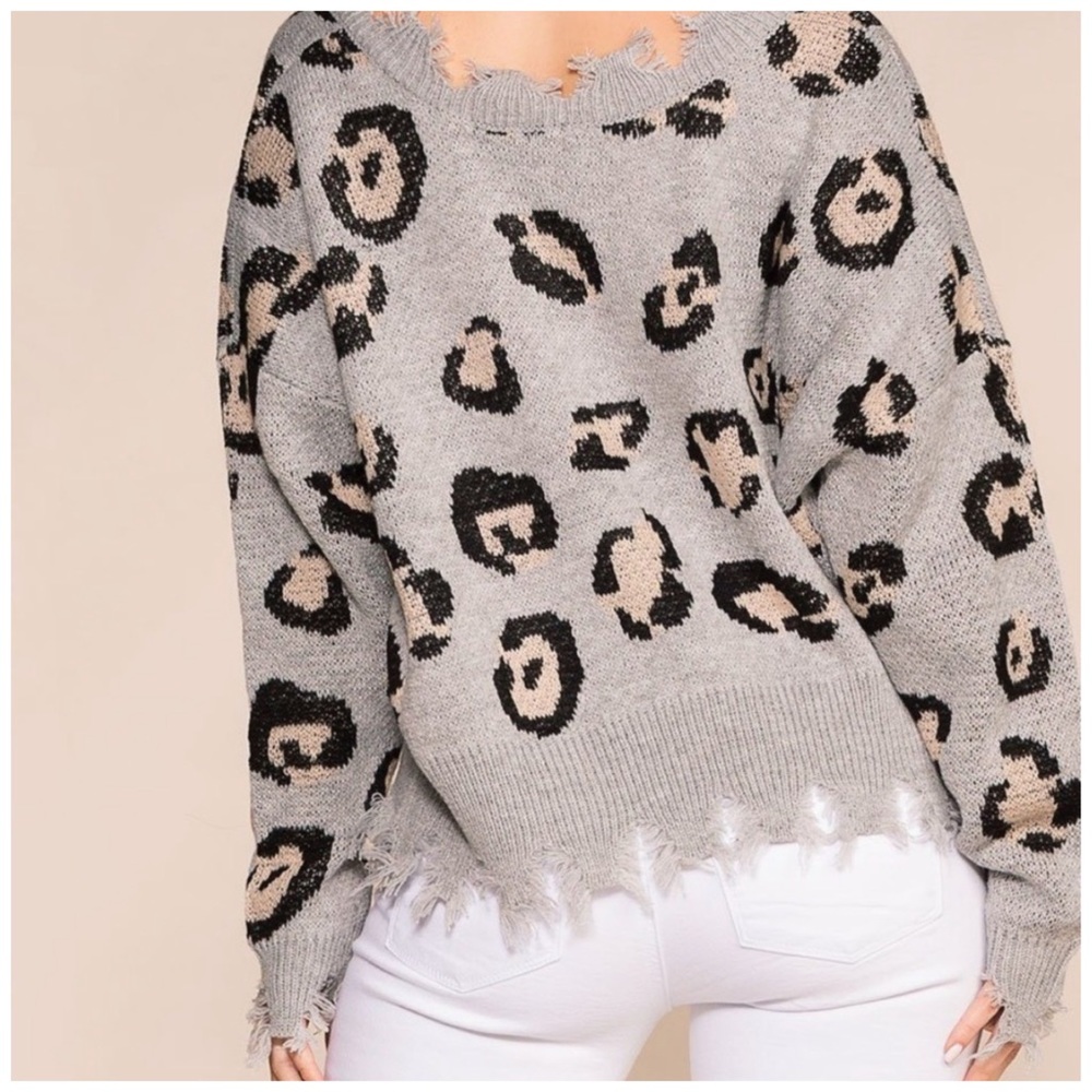 leopard sweater - Picture 2 of 6